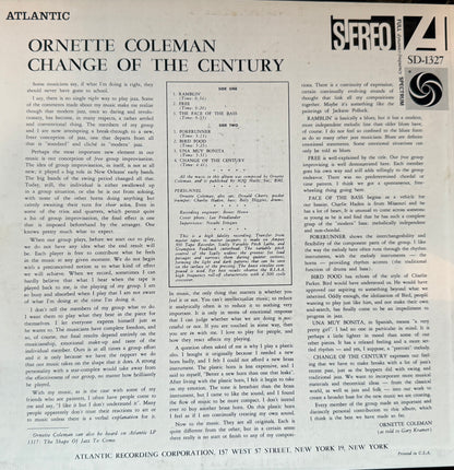 Ornette Coleman - Change Of The Century (70’s Atlantic)