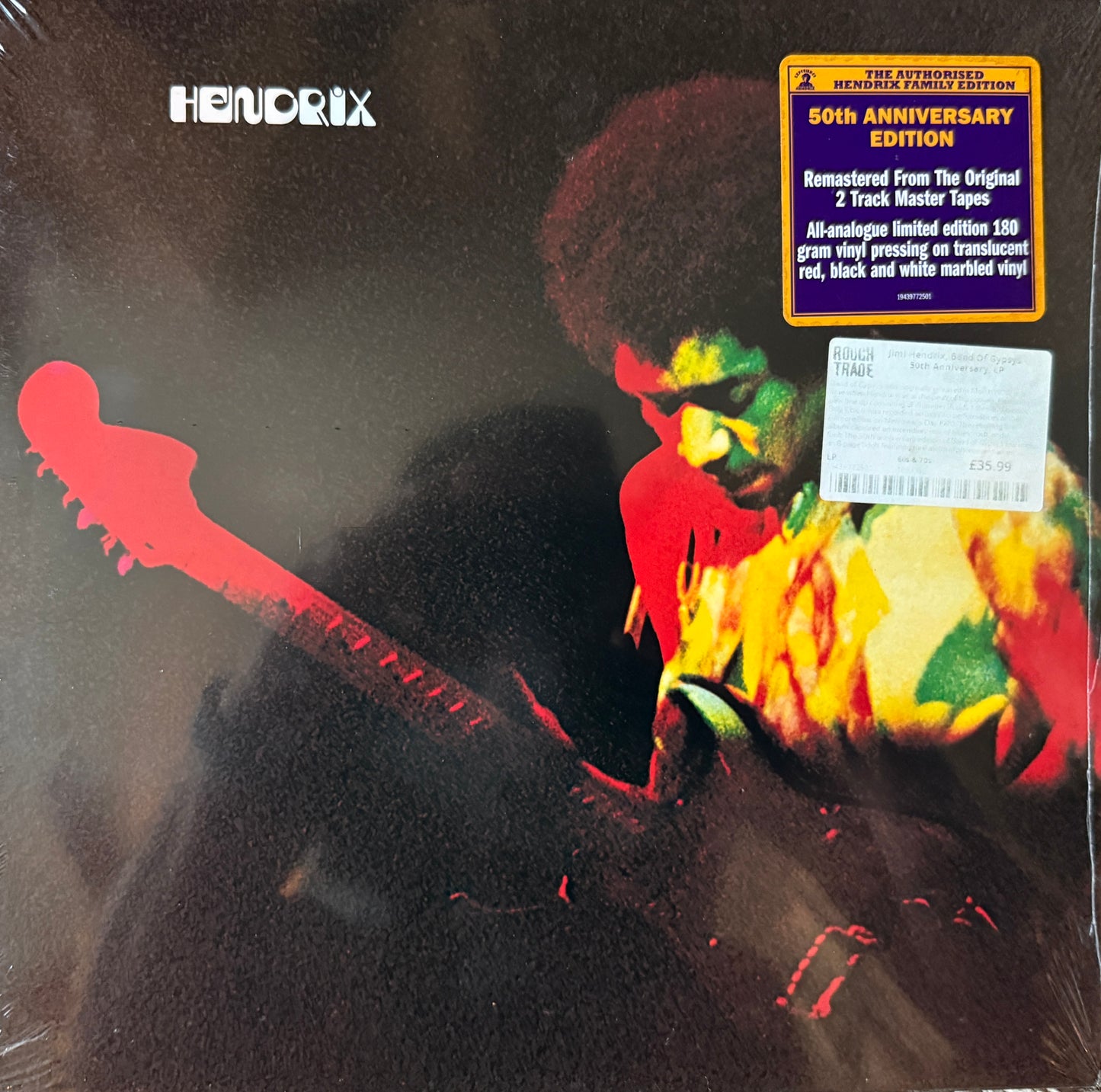 Jimi Hendrix - Band Of Gypsy’s (Red,Black,White Marbled) Factory Sealed