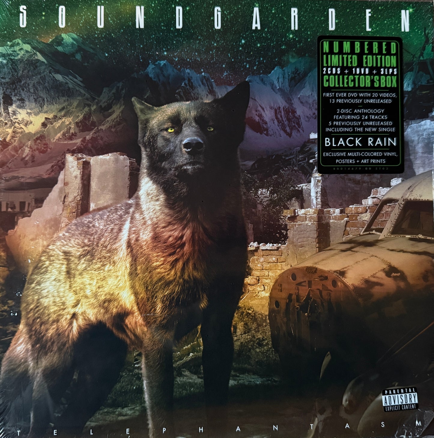 Soundgarden - Telephantasm Ltd. Edition (3XLP, 2XCD, DVD, 7” Box Set) Factory Sealed