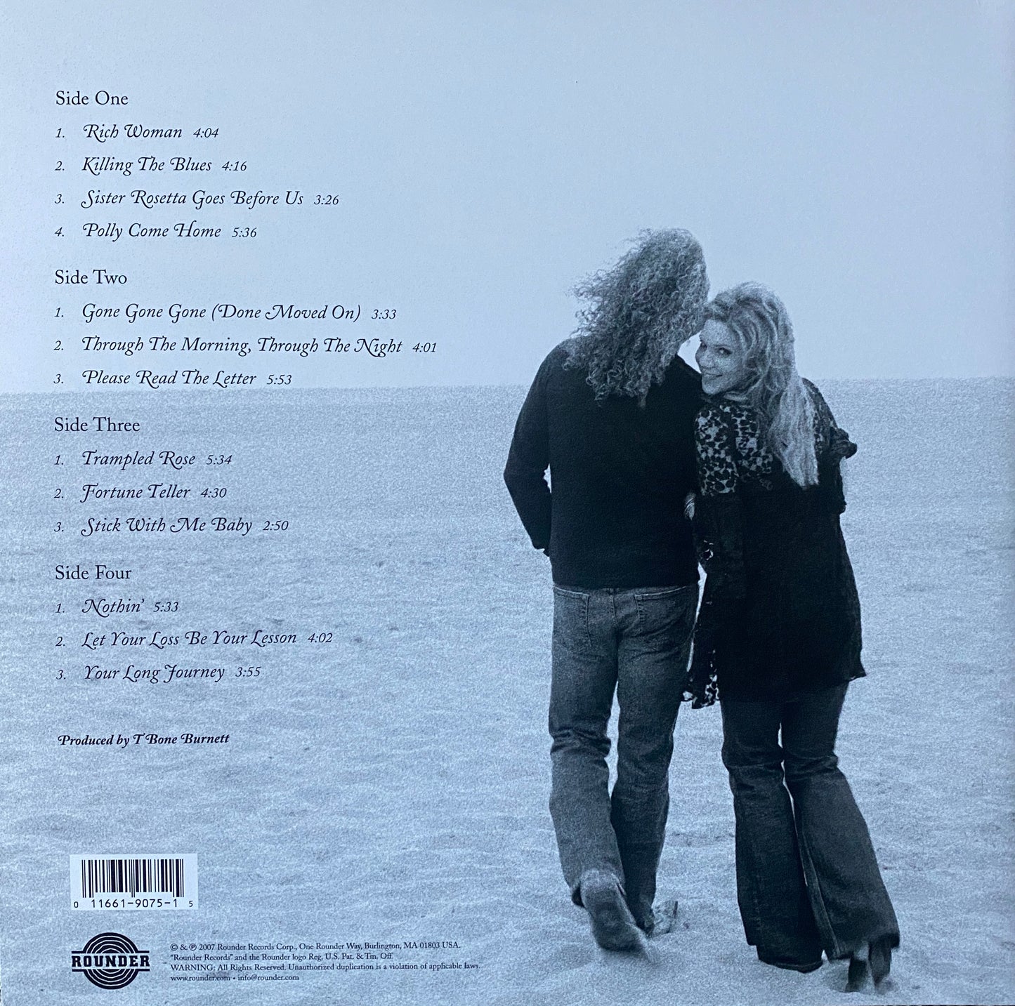 Robert Plant Alison Krauss - Raising Sand (2008 U.S. Press 2XLP Kevin Gray Cut)