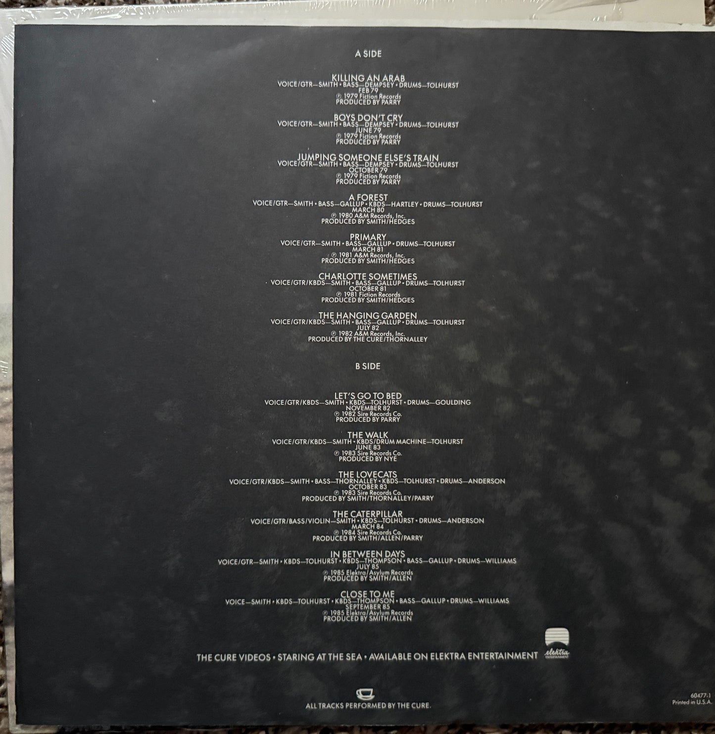 Cure - Standing On A Beach: The Singles (1986 U.S. Allied Press)