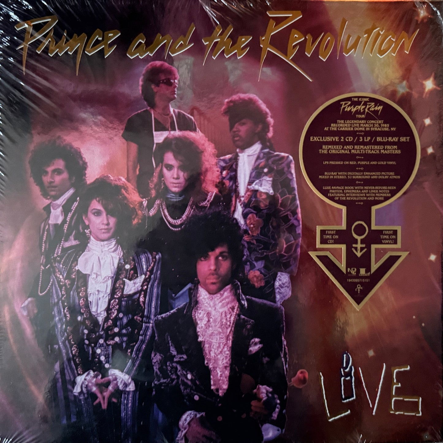 Prince And The Revolution - Live (3XLP, 2XCD, Bluray BoxSet) Factory Sealed