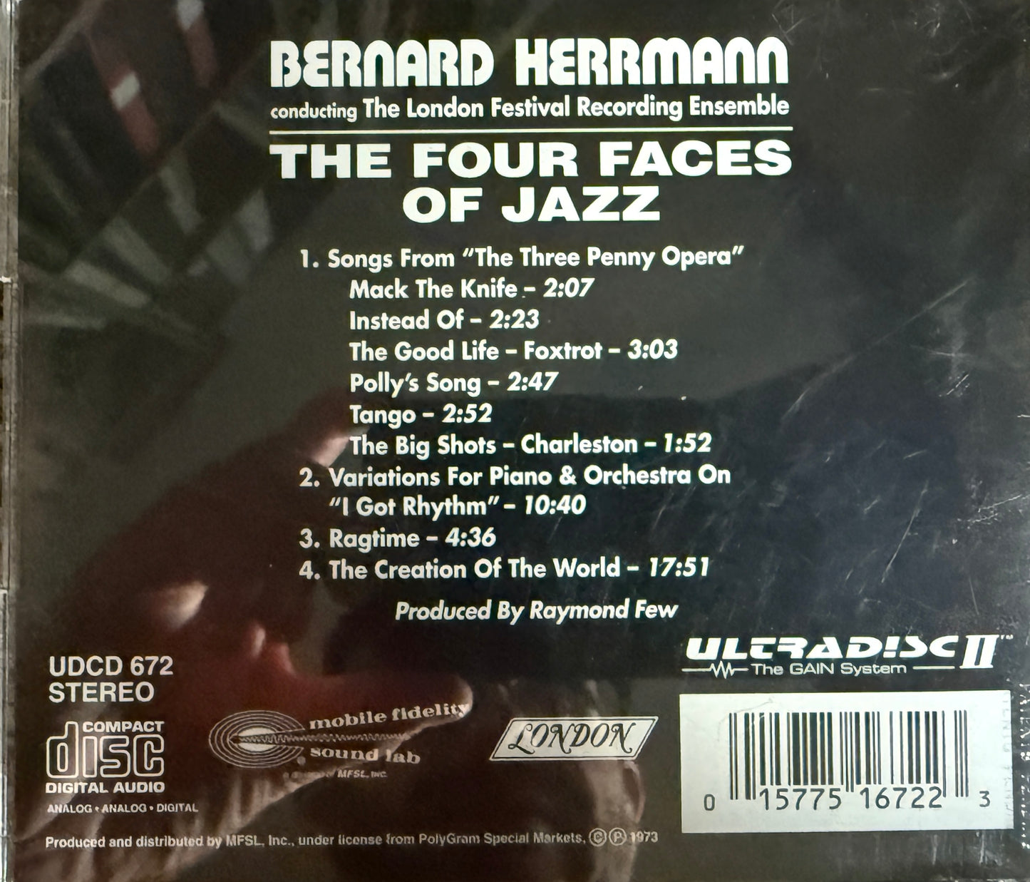 Bernard Hermann - The Four Faces Of Jazz (Mobile Fidelity 24K Gold CD)