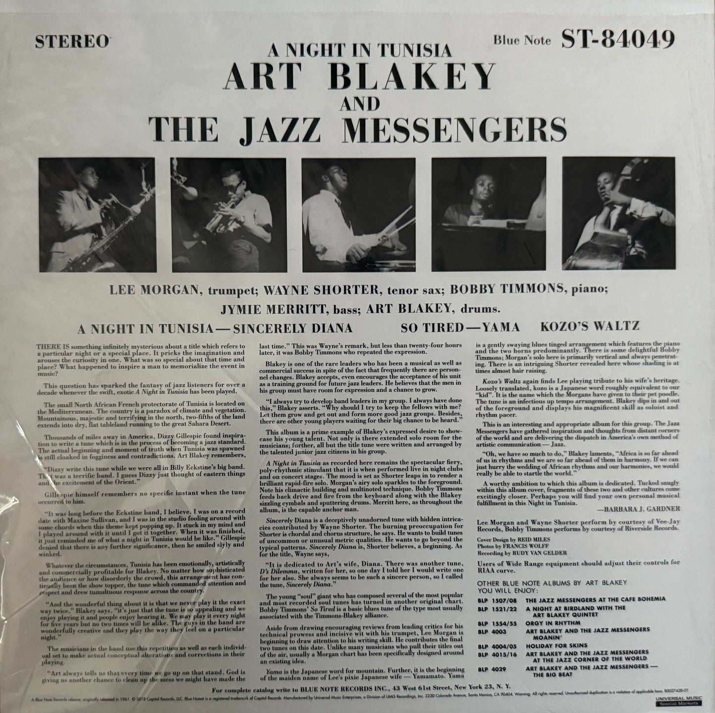 Art Blakey And The Jazz Messengers - A Night In Tunisia (Music Matters SRX)