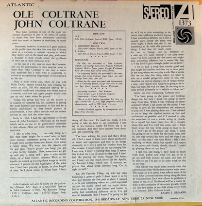 John Coltrane - Ole (Early 70’s Atlantic)