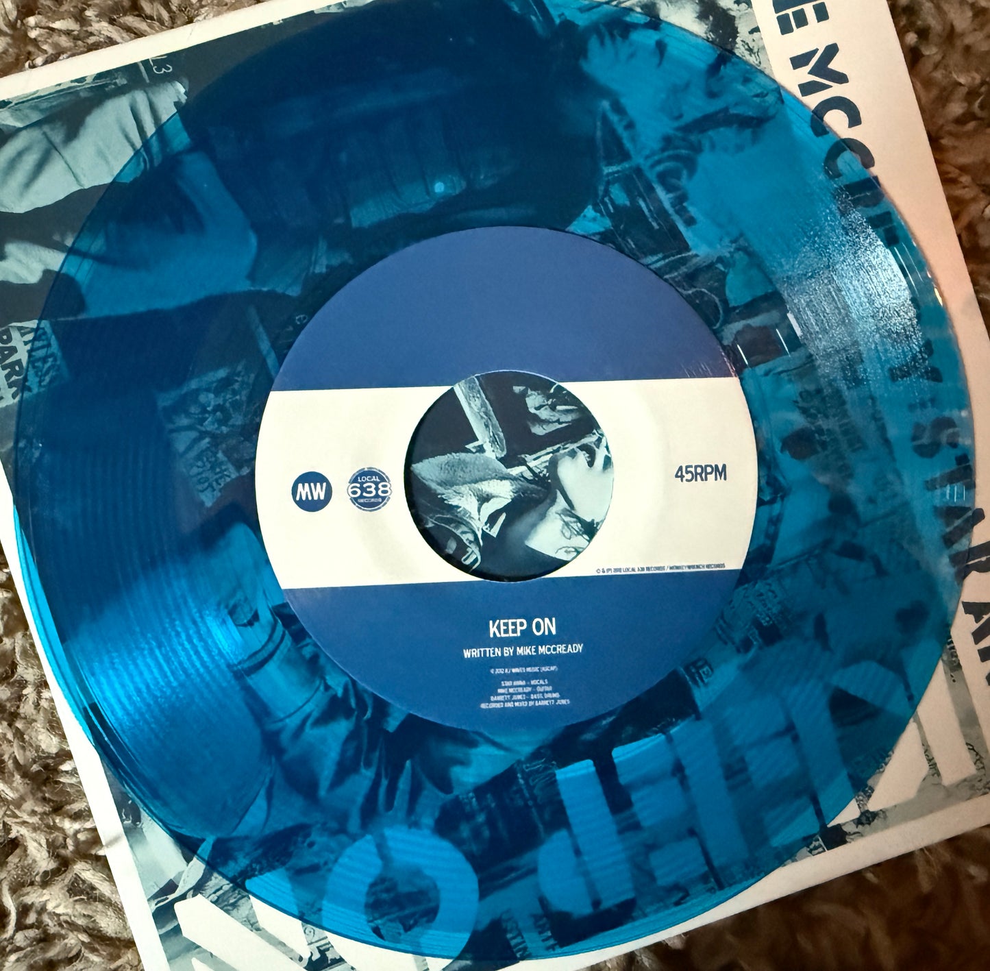 Mike McCready/Star Anna - Keep On, Call Your Girlfriend (2012 Blue Vinyl)