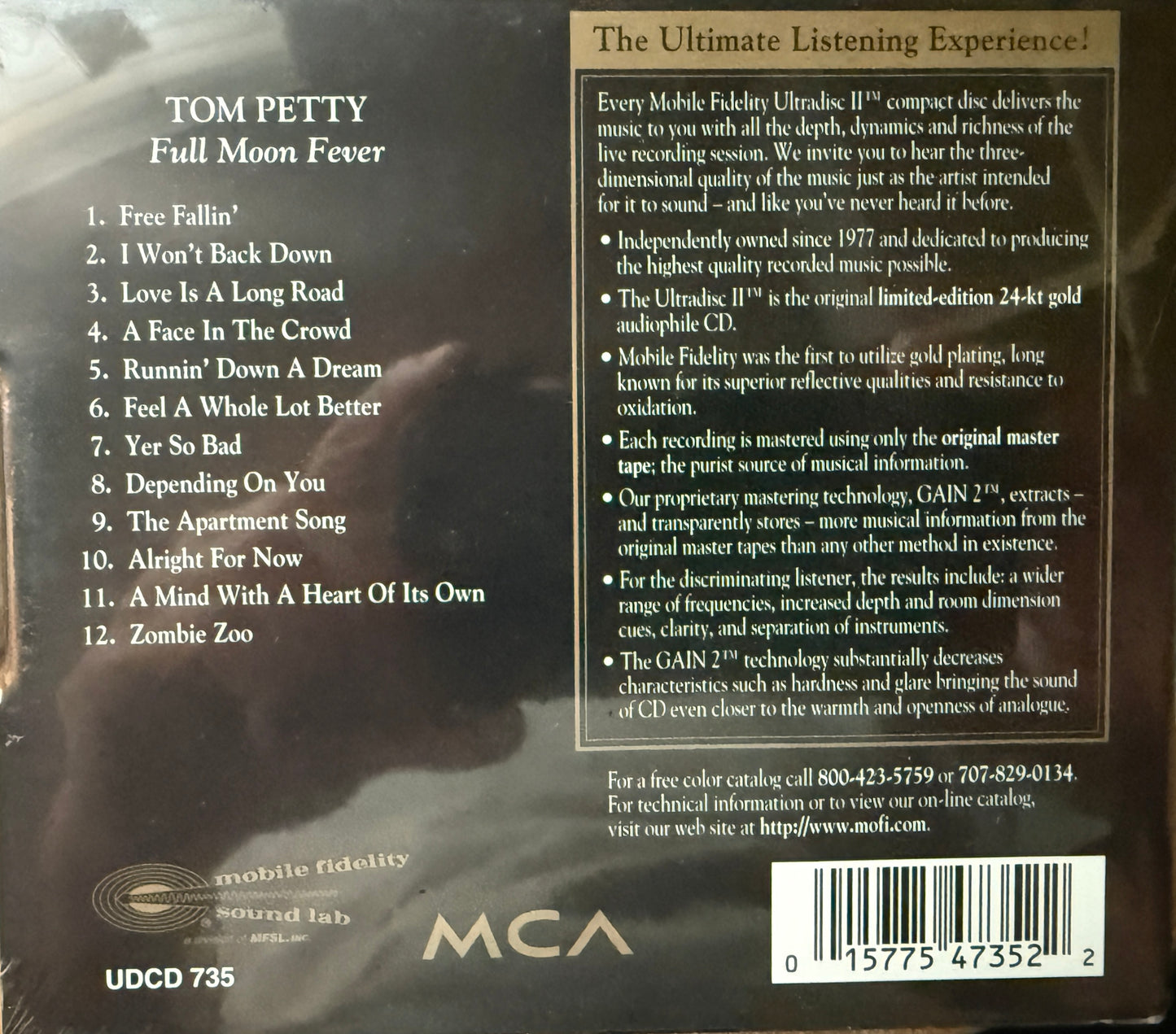 Tom Petty - Full Moon Fever  (Mobile Fidelity Sound Lab) 24K Gold CD Factory Sealed