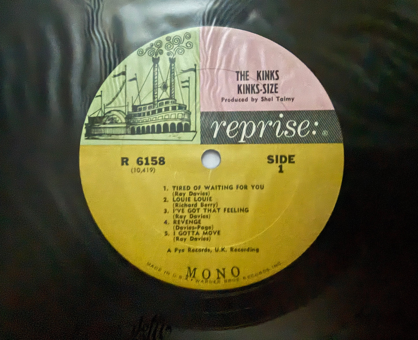 Kinks - Kinks Size (1965 U.S. Mono TriColor Steamboat)