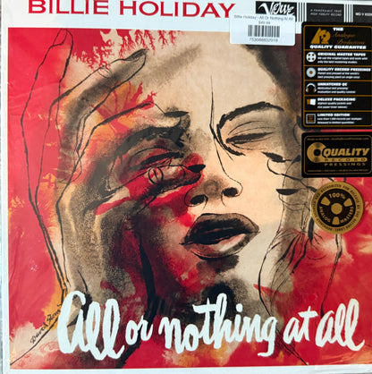 Billie Holiday - All Or Nothing At All (AP 2XLP) Factory Sealed
