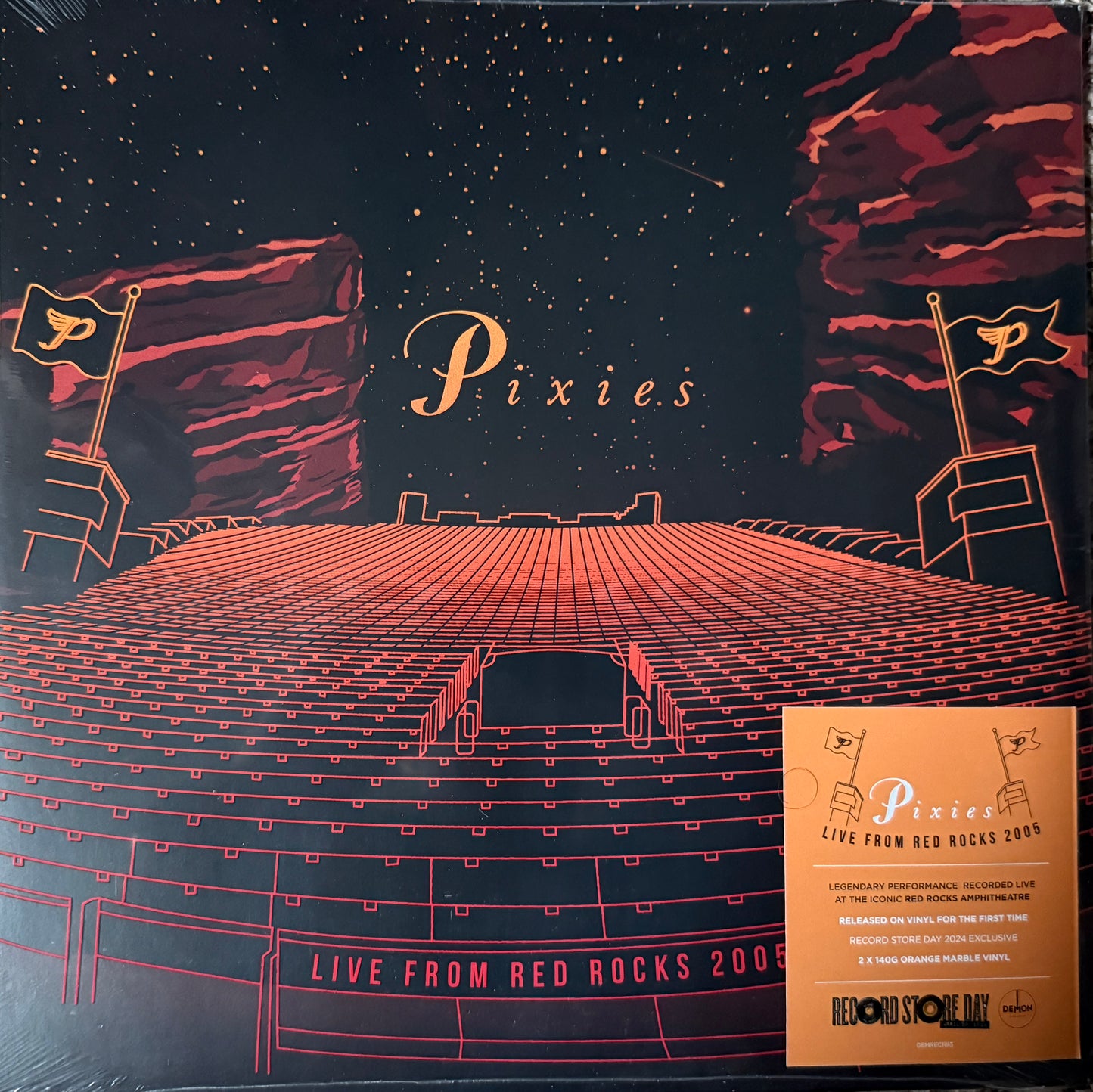 Pixies - Live From Red Rocks 2005 (RSD Ltd Edition Orange Marble 2XLP) Sealed
