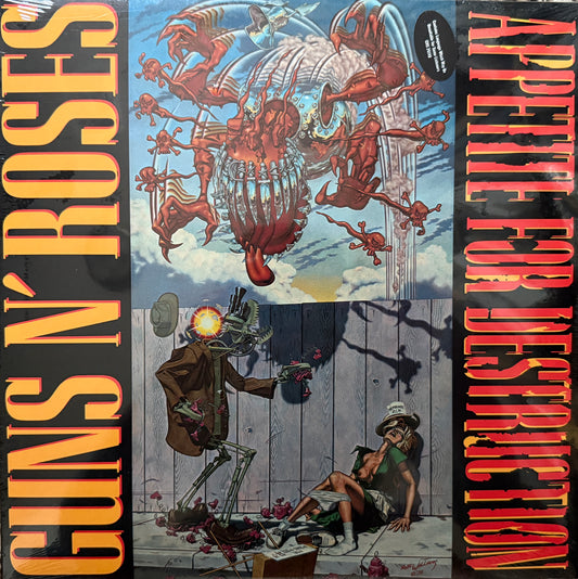 Guns N’ Roses - Appetite For Destruction (1987 U.S. Press Uncensored Cover) Factory Sealed