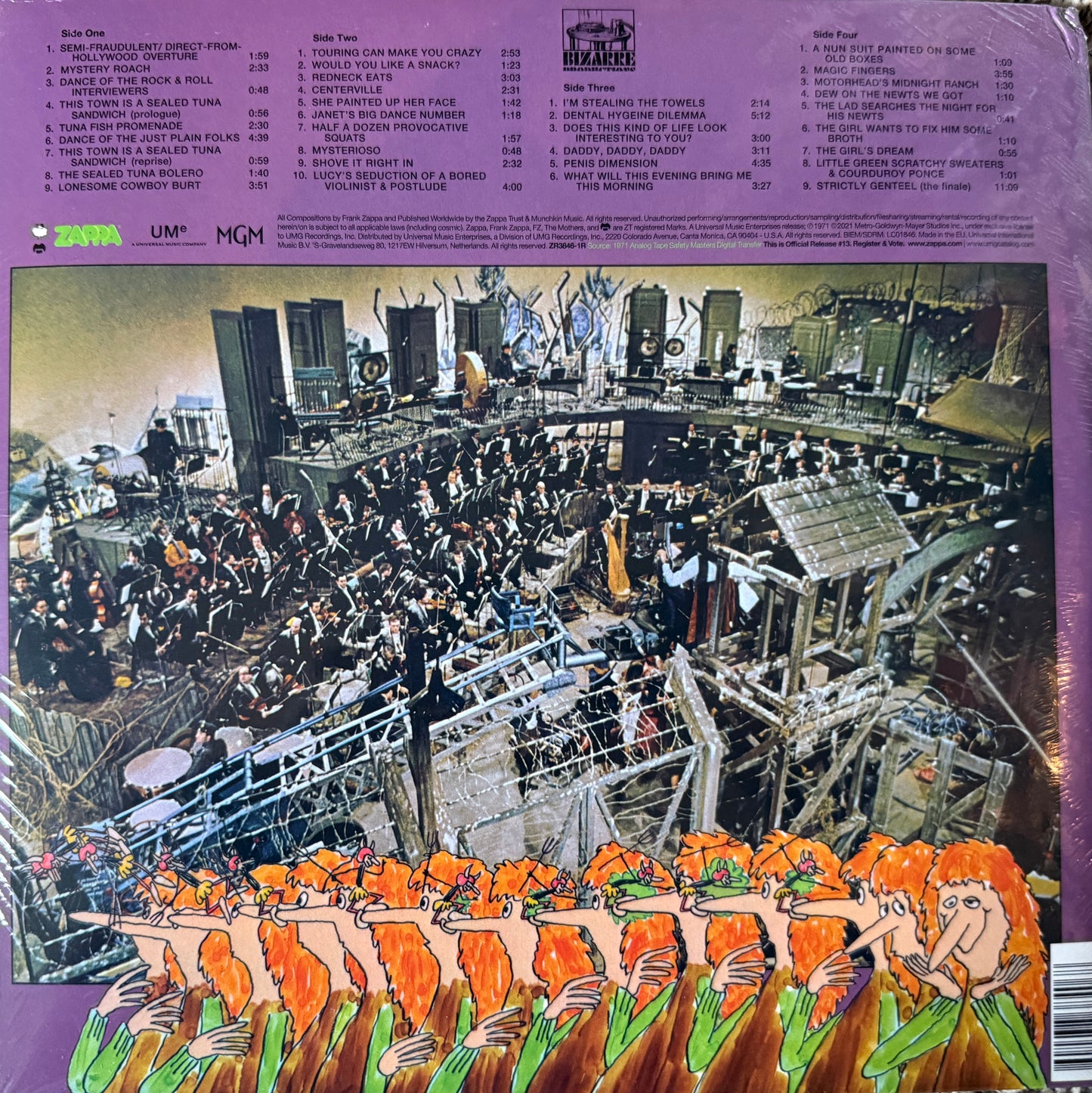 Frank Zappa - 200 Hotels (Ltd Edition 2XLP) Factory Sealed