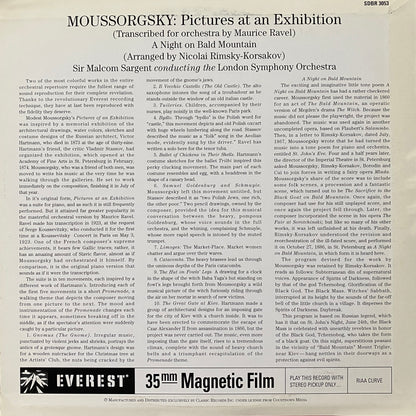 Moussorgsky- Pictures At An Exhibition (Classic Records) 200 Gram