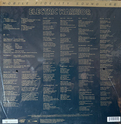 T-Rex - Electric Warrior (MFSL 2XLP) Factory Sealed