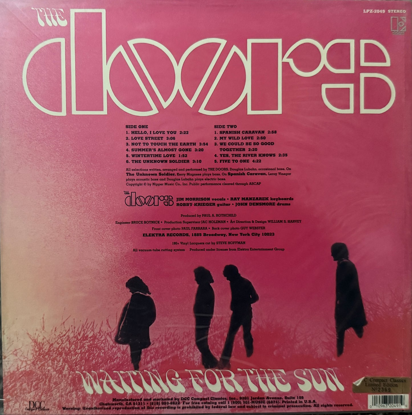 Doors - Waiting For The Sun (DCC Compact Classics) Factory Sealed
