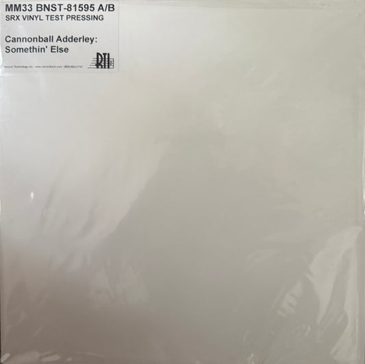 Cannonball Adderley - Somethin’ Else (Music Matters SRX) RTI Test Pressing Factory Sealed