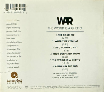 War - The World Is A Ghetto (Avenue Gold CD)