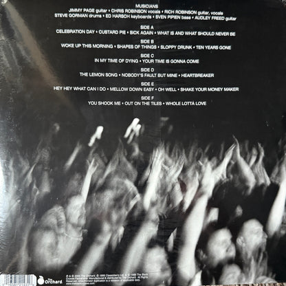 Jimmy Page & Black Crowes - Live At The Greek (RSD Ltd Edition Red, Clear, Blue Vinyl 3XLP) Sealed