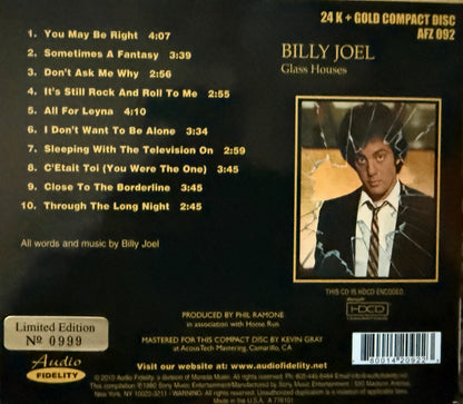 Billy Joel - Glass Houses (Audio Fidelity Gold CD)