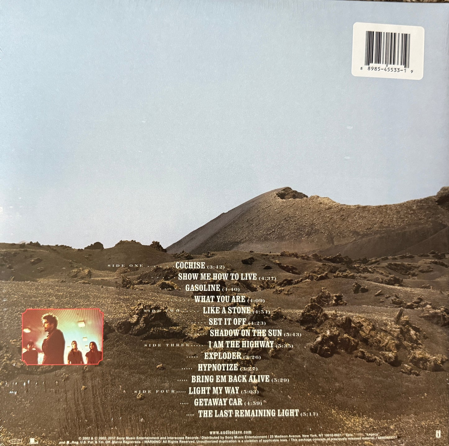 Audioslave - Audioslave (2022 Press) 2XLP Sealed