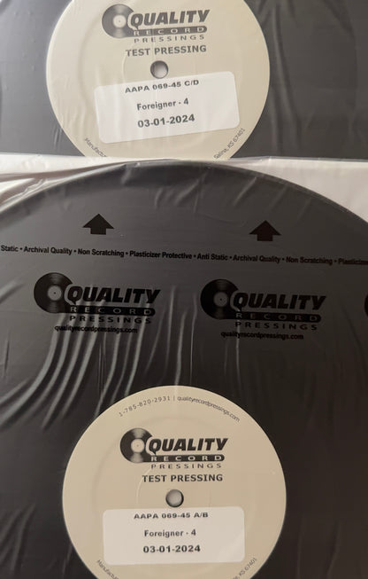 Foreigner - 4 (Analogue Productions 2XLP 45 RPM) QRP Test Pressing