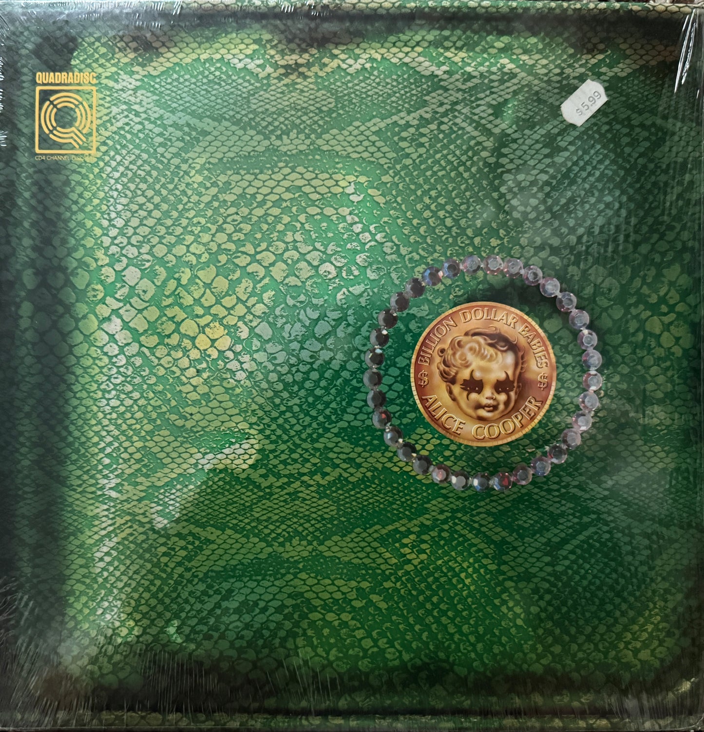 Alice Cooper - Billion Dollar Babies (1974 Quad Press) Archival Copy!