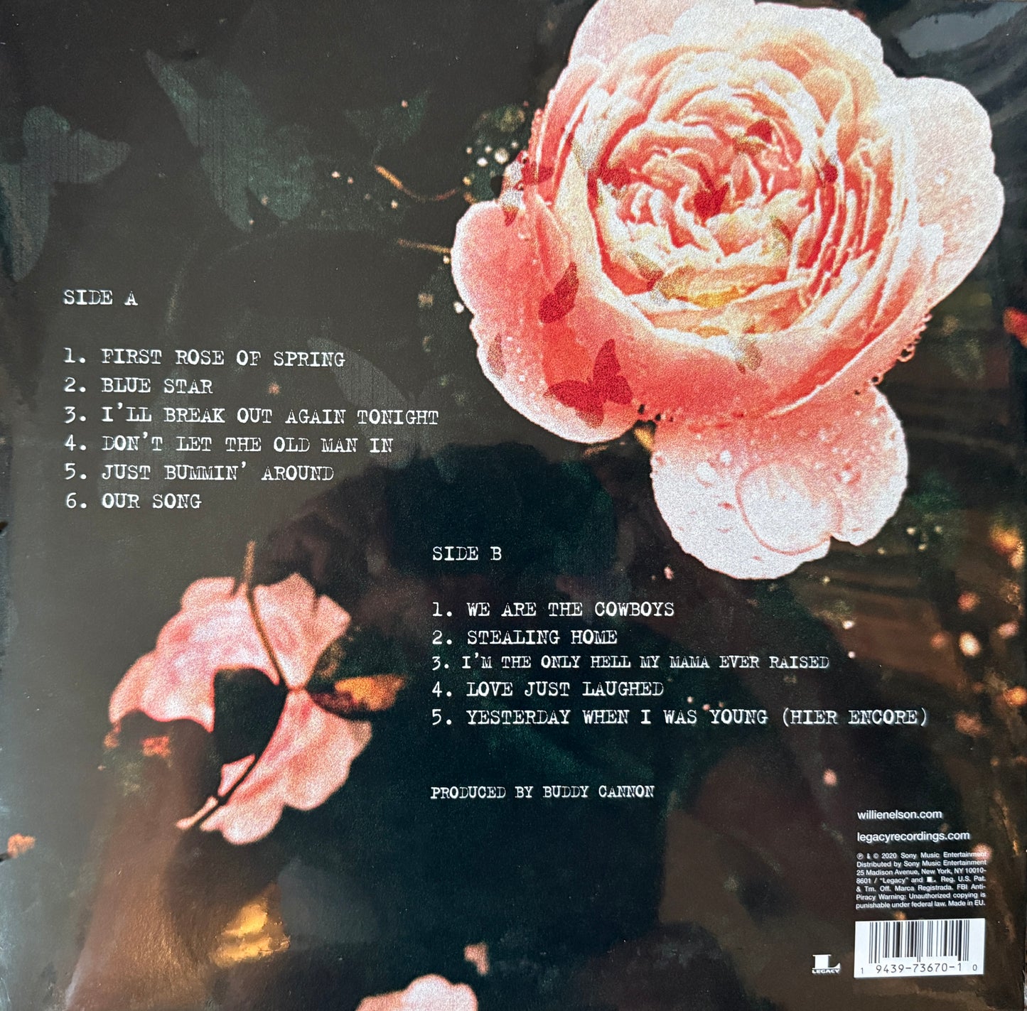 Willie Nelson - First Rose Of Spring (Factory Sealed)