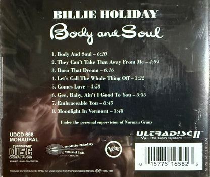 Billie Holiday - Body And Soul (Mobile Fidelity 24K Gold CD)