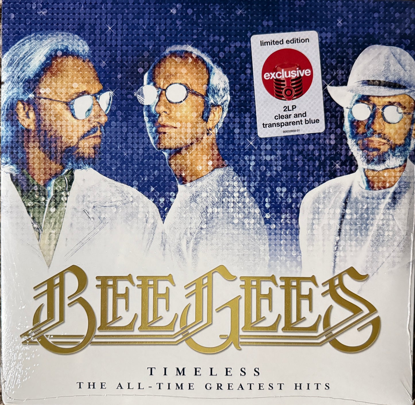 Bee Gees - All Time Greatest Hits (clear and blue vinyl) Factory Sealed 2XLP