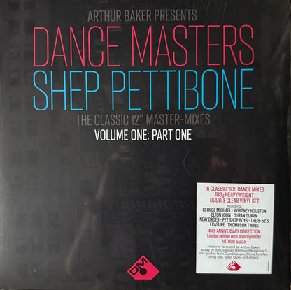 Arthur Baker Presents Dance Masters - Shep Pettibone Vol. 1 Factory Sealed