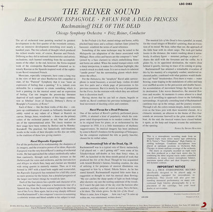 Reiner - The Reiner Sound (Analogue Productions) 200 Gram