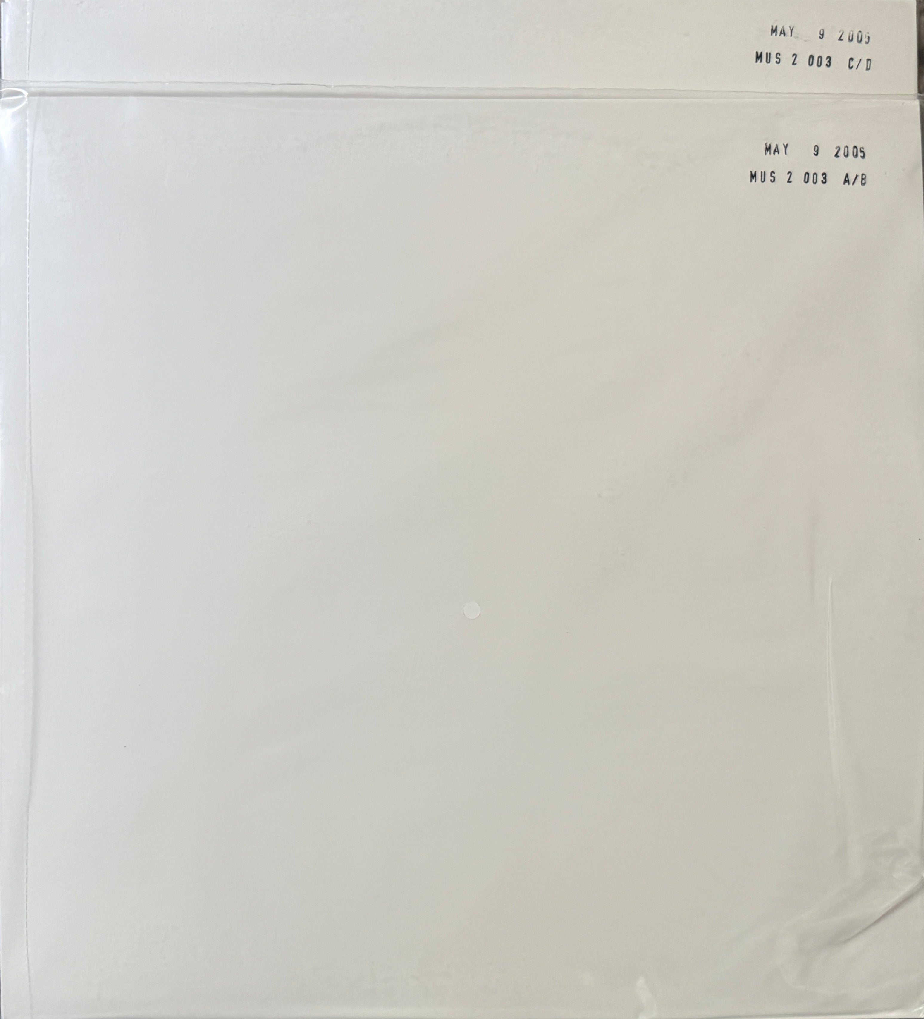 Test Pressings – Hi-Fidelity