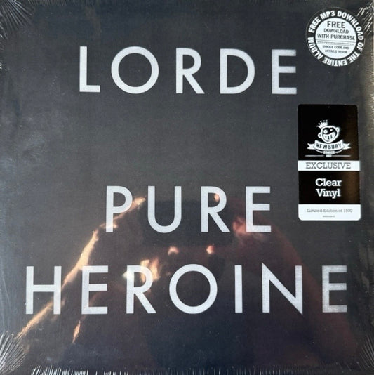 Lorde - Pure Heroine (Newbury Exclusive Clear Vinyl) LTD EDITION 1500 Factory Sealed