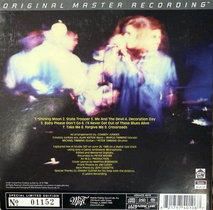 Cowboy Junkies - Whites Off Earth Now! (Mobile Fidelity SACD)