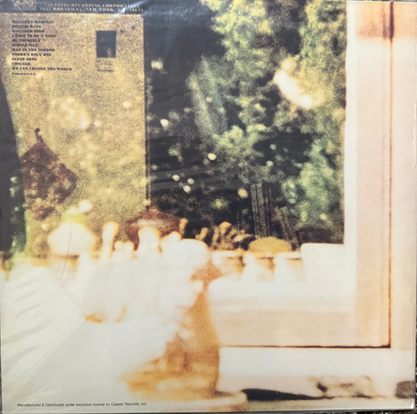 Graham Nash - Songs For Beginners (Classic Records Quiex) Factory Sealed