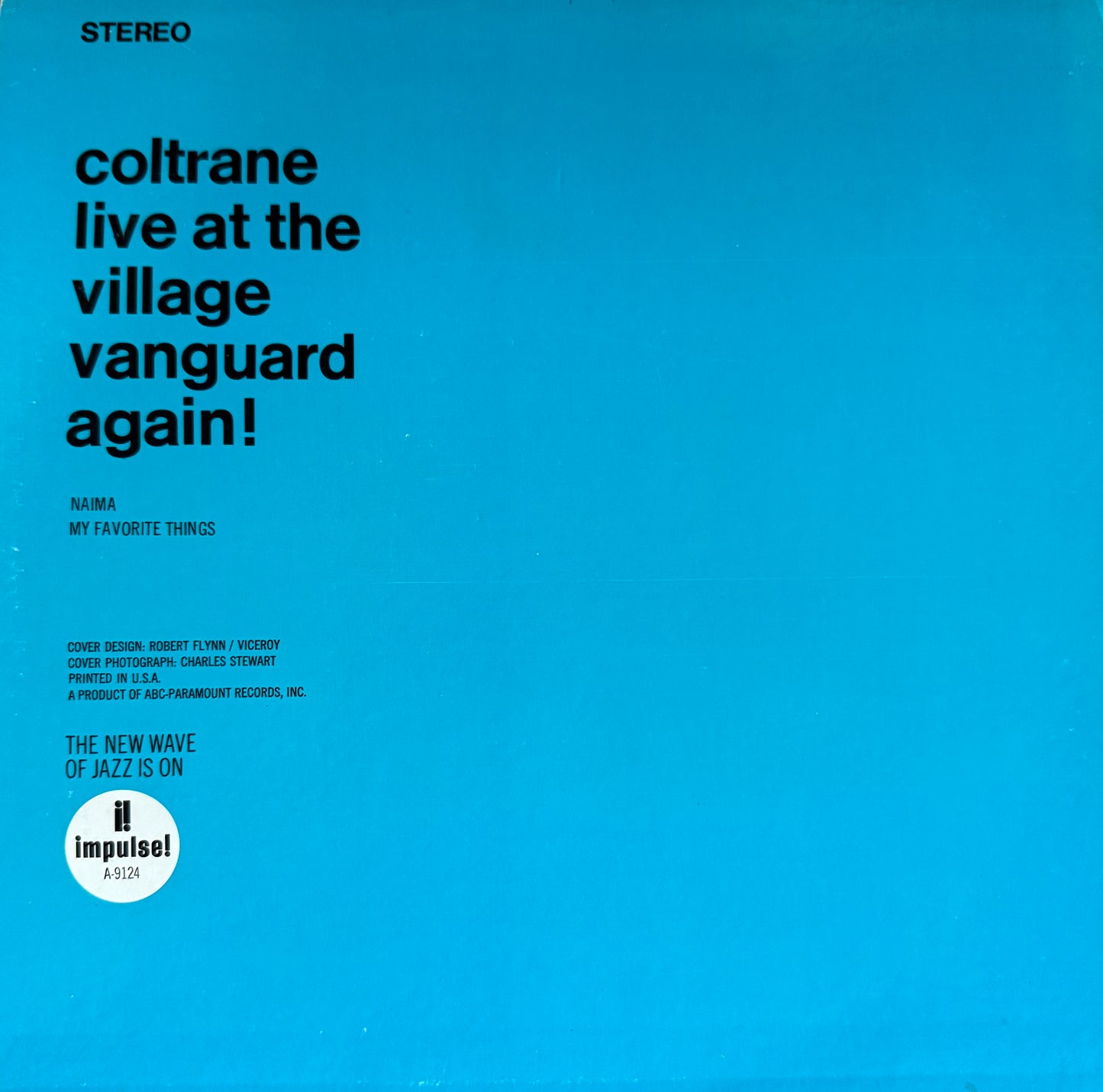 John Coltrane - Live At The Village Vanguard Again! (Early 70’s Impulse)