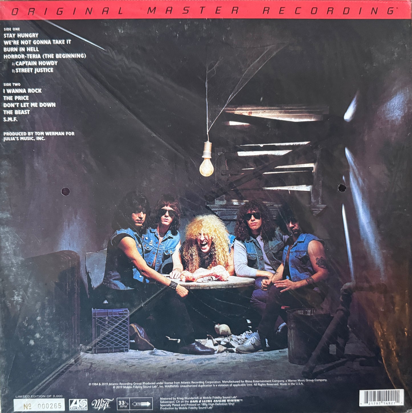 Twisted Sister - Stay Hungry (MFSL) Factory Sealed