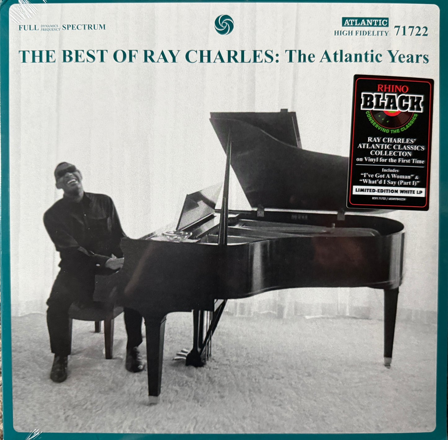 Ray Charles - The Best Of Atlantic Years (white vinyl 2XLP) Factory Sealed