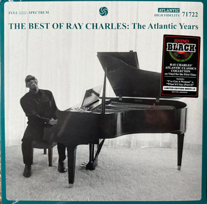 Ray Charles - The Best Of Atlantic Years (white vinyl 2XLP) Factory Sealed