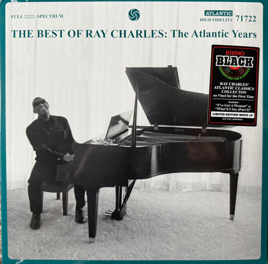 Ray Charles - The Best Of Atlantic Years (white vinyl 2XLP) Factory Sealed