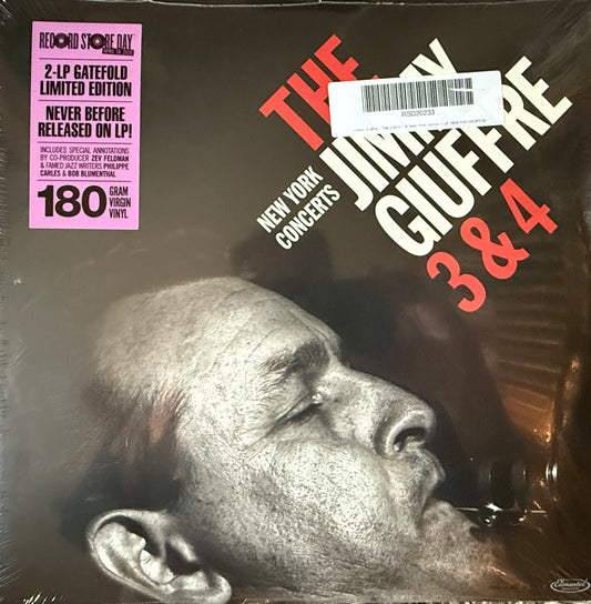 The Jimmy Giuffre 3 & 4 - New York Concerts (RSD 2XLP) Factory Sealed