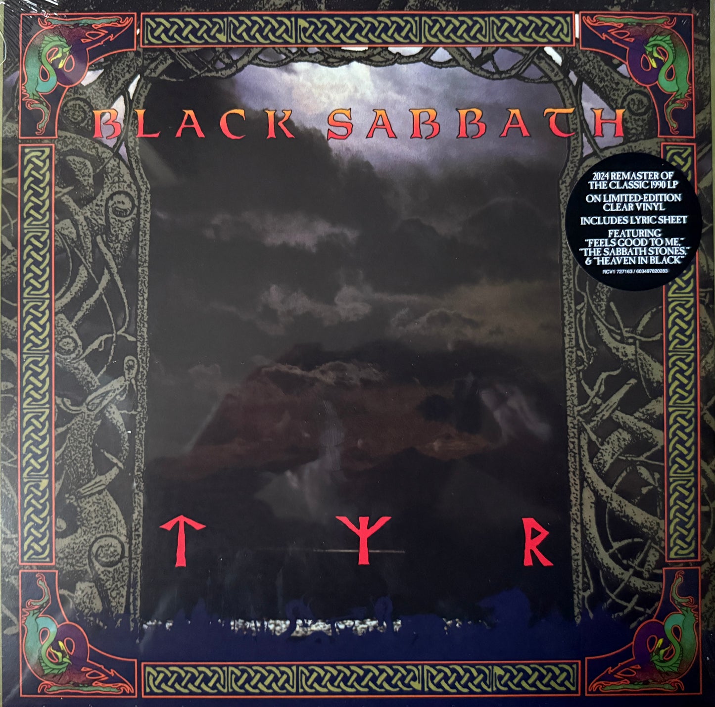 Black Sabbath - TYR (Clear Vinyl Factory Sealed)