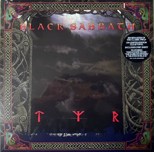 Black Sabbath - TYR (Clear Vinyl Factory Sealed)