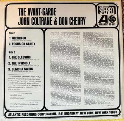 John Coltrane/Don Cherry - The Avant Garde (70’s Atlantic)