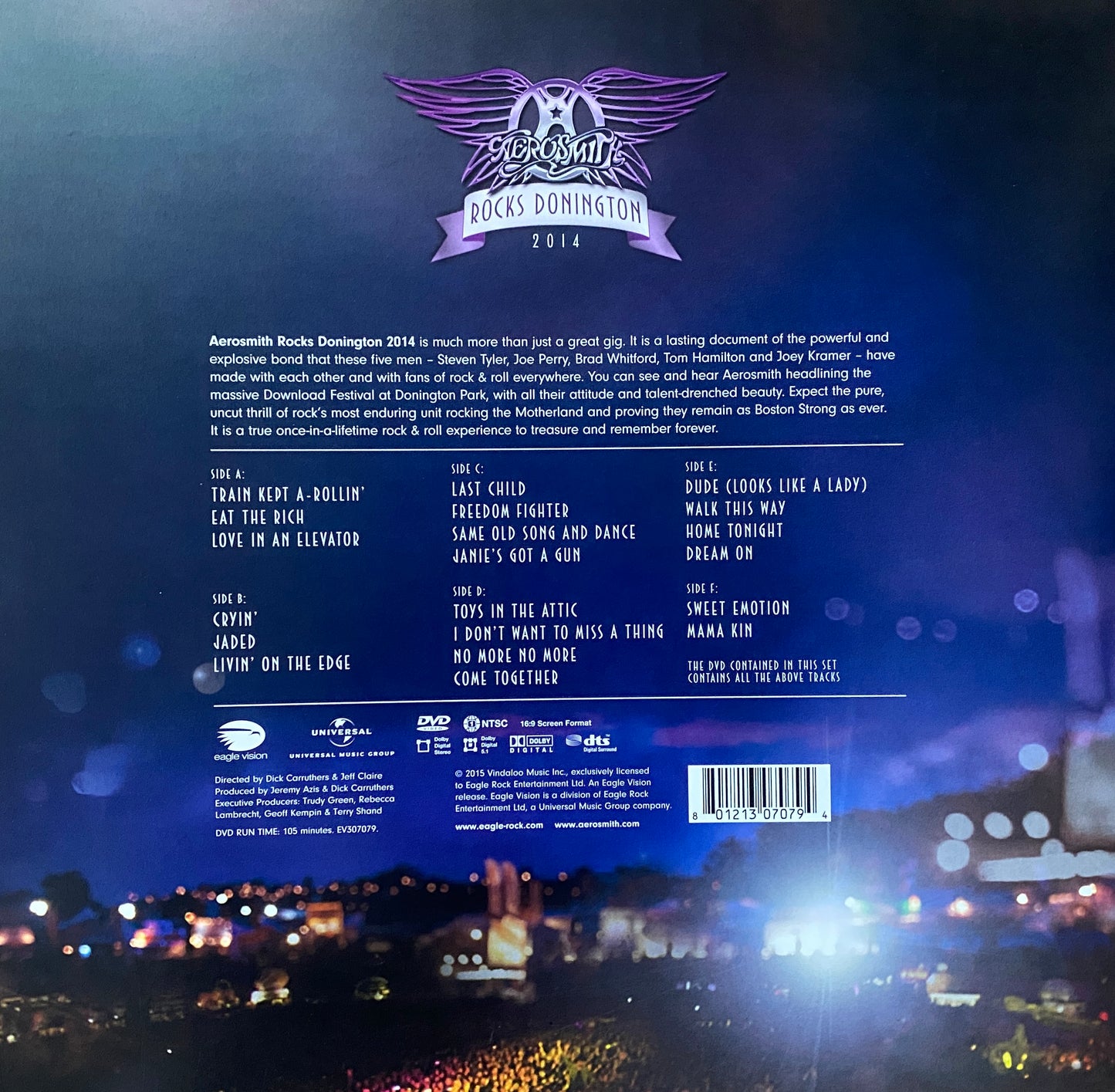 Aerosmith - Rocks Donington  2014 (2015 180 Gram 3XLP NO DVD)