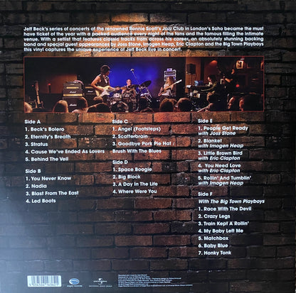 Jeff Beck - Live At Ronnie Scott’s (2015 UK Press 3XLP)