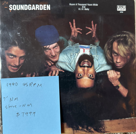 Soundgarden - Room A Thousand Yards Wide/HIV Baby (1990 U.S, Press)