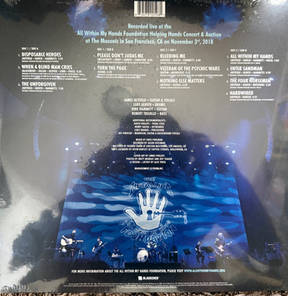 Metallica - Helping Hands (Live & Acoustic At The Masonic) Factory Sealed Blue Marbled 2XLP