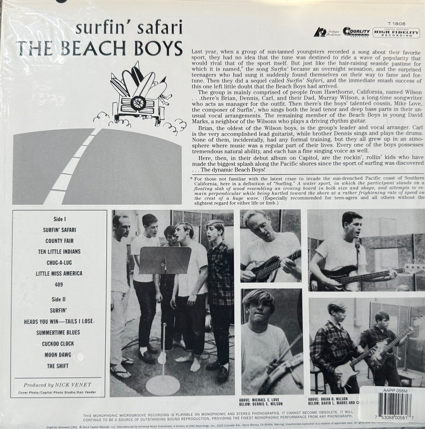 Beach Boys - Surfin’ Safari (Analogue Productions) Sealed