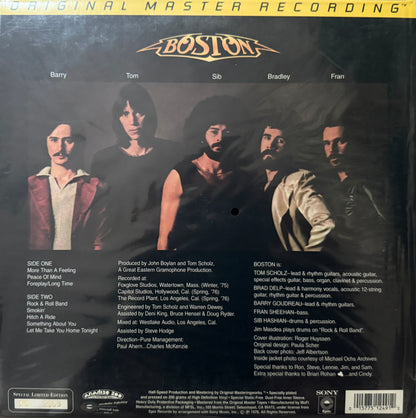 Boston - Boston (Mobile Fidelity Sound Lab Anadisq 200 Gram) Factory Sealed